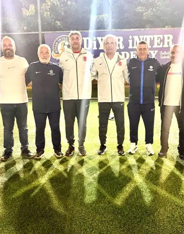 Milli takım heyeti Diyarbakır'da: Diyar İnter'e sürpriz ziyaret