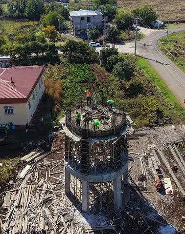 Diyarbakır'a 100 metreküplük su kulesi inşa ediliyor: 120 hanenin sorunu çözülüyor