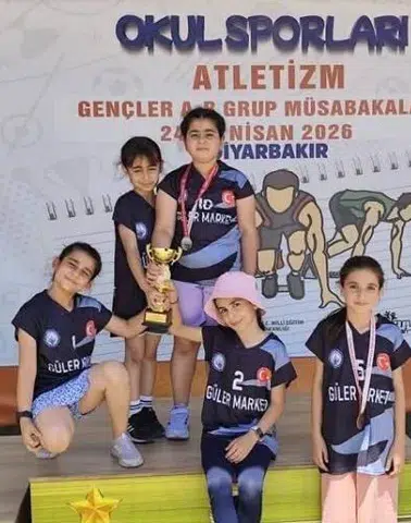 Çermikli miniklerden oryantring şov İlk yarışlarında 2 kupa ve 15 madalya kazandılar