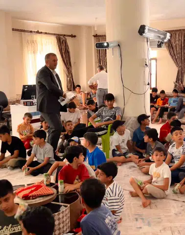 Dicleli öğrenciler yaz döneminde Diyanet Gençlik Merkezi'nde sinemada buluştu