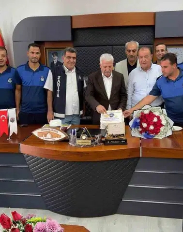 Çermik'te Zabıta Haftası coşkusu: Başkan Karamehmetoğlu personeliyle bir araya geldi