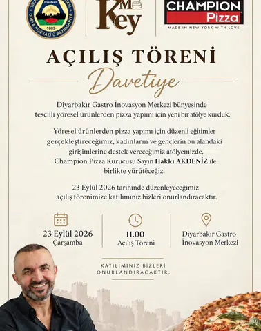 Diyarbakır'da yöresel lezzetler pizza ile buluşuyor: Hakkı Akdeniz'in rehberliğinde yeni atölye