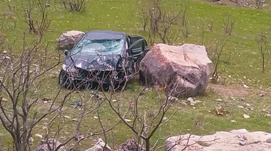 Çermik’te lastik patladı, otomobil devrildi: 1 yaralı