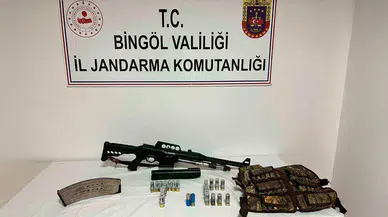 Bingöl’de 2 adet av tüfeği ele geçirildi