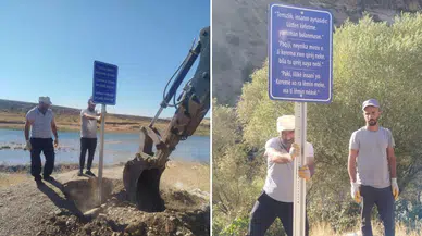 Eğil belediyesinden 3 dilde çevre duyarlılığı çağrısı