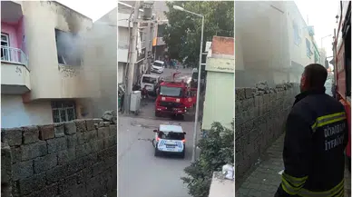 Bismil’de evde yangın: İtfaiye ekipleri müdahale etti