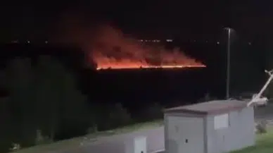 Diyarbakır’ın tarihi Hevsel Bahçeleri’nde yangın paniği