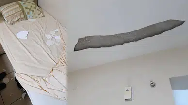 Diyarbakır’da öğrenci uyurken tavan çöktü! Şans eseri kurtuldu