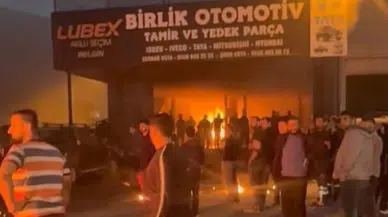 Sanayi Sitesinde Korku Dolu Anlar: Yağ Sobası Patladı