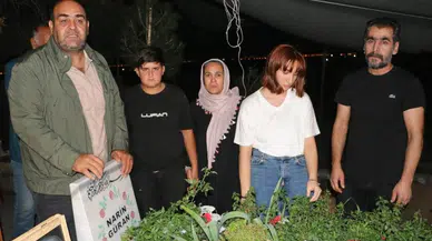 Tahliye edilen Güran ailesi üyeleri, Narin’in mezarına gitti