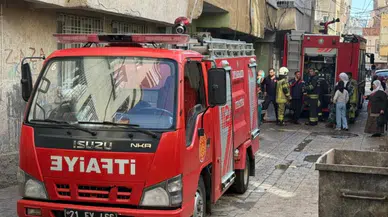 Diyarbakır’da apartmanda yangın alarmı: 2 çocuk 7 kişi dumana maruz kaldı