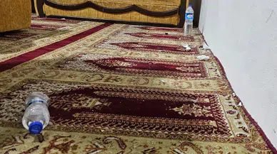Diyarbakır’da camide utandıran manzara