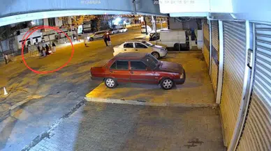 Diyarbakır’da geri manevra yapan araç, motokuryeye çarparak metrelerce sürükledi