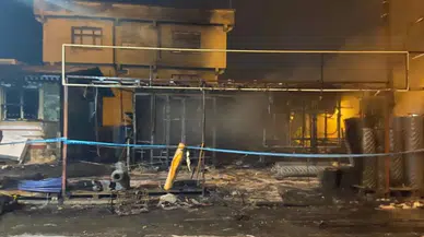 Diyarbakır’da yangın: Hırdavat dükkanı kül oldu