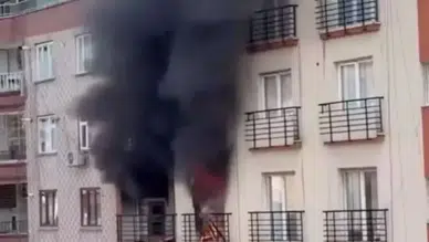 Diyarbakır'da 5. katta çıkan yangın paniğe neden oldu: 1 kişinin durumu ağır