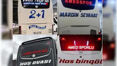 Trabzon'daki olay sonrası Amedspor'a yolcu otobüslerinden dev destek