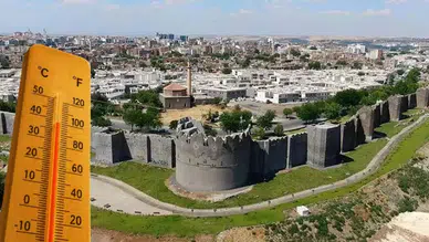 Diyarbakır'da iki ilçe arasında 6 derece fark var: İşte günün hava durumu