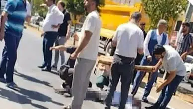 Silvan'da trafik faciası Yolun karşısına geçmeye çalışan 93 yaşındaki Ömer Eminoğlu kamyon