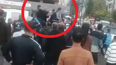 Diyarbakır Sur'da zabıta ve seyyar satıcı arasında gergin anlar: Arbede kamerada