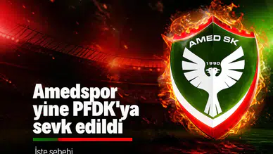 Amedspor'u merdiven boşlukları yaktı: Yine PFDK'ya sevk edildi