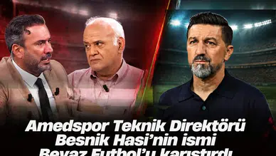 Amedspor'un hocası Besnik Hasi'nin ismi Derin Futbol'u karıştırdı: İki ünlü isim kapıştı