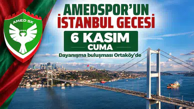 Amedspor'un İstanbul'da düzenleyeceği gecenin tarihi belli oldu: Dev maçtan önce yapılacak