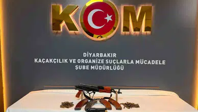Diyarbakır Emniyeti'nden silah kaçakçılarına ağır darbe 2 kişi cezaevine gönderildi