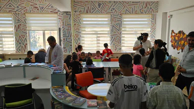 Diyarbakır Dicle’de okul kütüphanesi açıldı