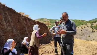 Diyarbakır Lice’de kadınlar maden çalışmasına direniyor