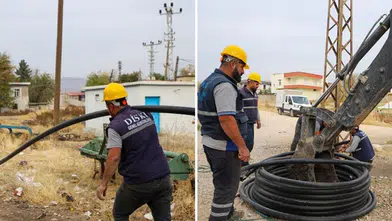 DİSKİ, Silvan için 2 bin 800 metrelik su hattı döşüyor