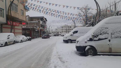 Çermik beyaza büründü: Üst üste uyarılar geldi