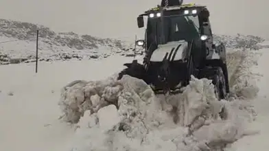 Çermik’te kar engeli aşıldı: Kapanan mahalle yolları ulaşıma açıldı