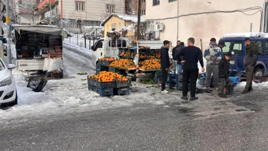 Diyarbakır Kulp'ta salı pazarı kurulamadı: Hava koşulları izin vermedi