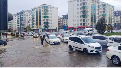 Diyarbakır'da kuvvetli ve gök gürültülü sağanak yağış alarmı