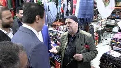 Mahmut Arıkan'ın Diyarbakır ziyaretinde esnaf dert yandı