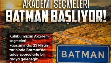 Amedspor Akademi Batman seçmeleri başlıyor! Saatler ve detaylar açıklandı