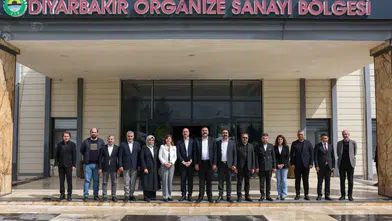 Diyarbakır'da Eşbaşkanlardan OSB yönetimine 'Hayırlı olsun' ziyareti