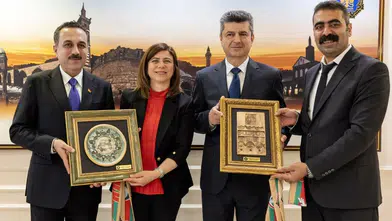 Erbil ve Duhok Valileri Diyarbakır'da Eşbaşkanlarla buluştu
