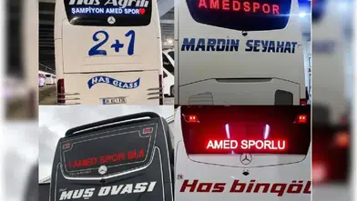 Trabzon'daki olay sonrası Amedspor'a yolcu otobüslerinden dev destek
