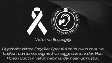 Diyarbakır'da sporun duayen ismi vefat etti: Federasyon taziye yayınladı