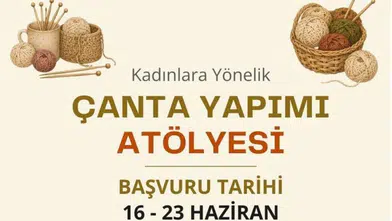 Diyarbakır'da kadınlar için yeni bir başlangıç: Ücretsiz çanta atölyesi müjdesi