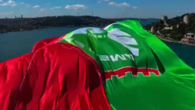 Amedspor bayrağı İstanbul FSM Köprüsü'nde dalgalanmaya başladı: Sosyal medya coştu