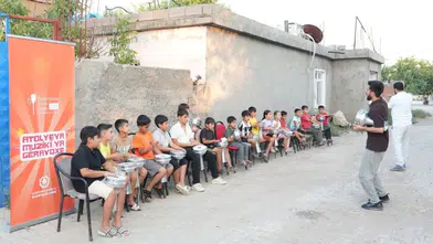 Diyarbakır'da ritim çubuklarından resim fırçalarına uzanan etkinlik: Çocuklar sevindi