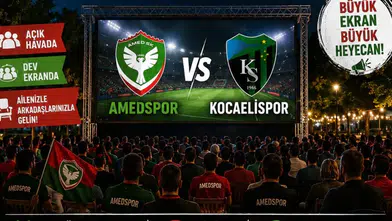 Diyarbakır'da belediyeden jest: Kocaelispor Amedspor maçı canlı izlenebilecek
