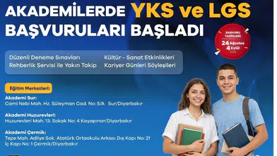 Diyarbakır’da YKS ve LGS’ye ücretsiz hazırlık kursu fırsatı: Başvurular başladı