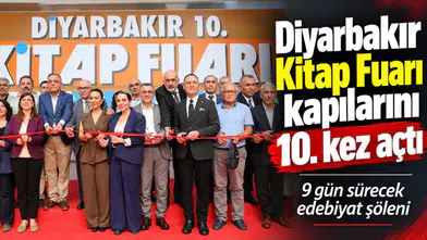 Diyarbakır Kitap Fuarı kapılarını 10. kez açtı: 9 gün sürecek edebiyat şöleni