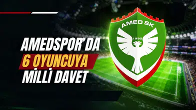 Amedspor'da gurur tablosu: 6 oyuncuya Milli davet geldi