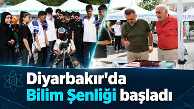 TÜBİTAK destekli Dicle'de Akan Bilim Şenliği Yenişehir'de: Çocuklar ve bilim meraklıları buluştu