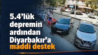 5.4'lük depremin ardından üç ile 10 milyon TL kaynak aktarıldı: Diyarbakır da listede