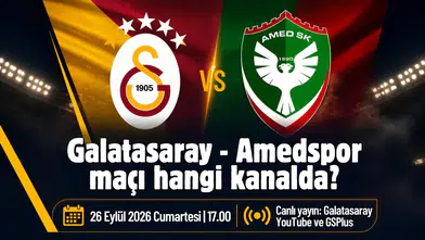Galatasaray Amedspor maçı hangi kanaldan canlı izlenebilecek? İlk 11 belli oldu